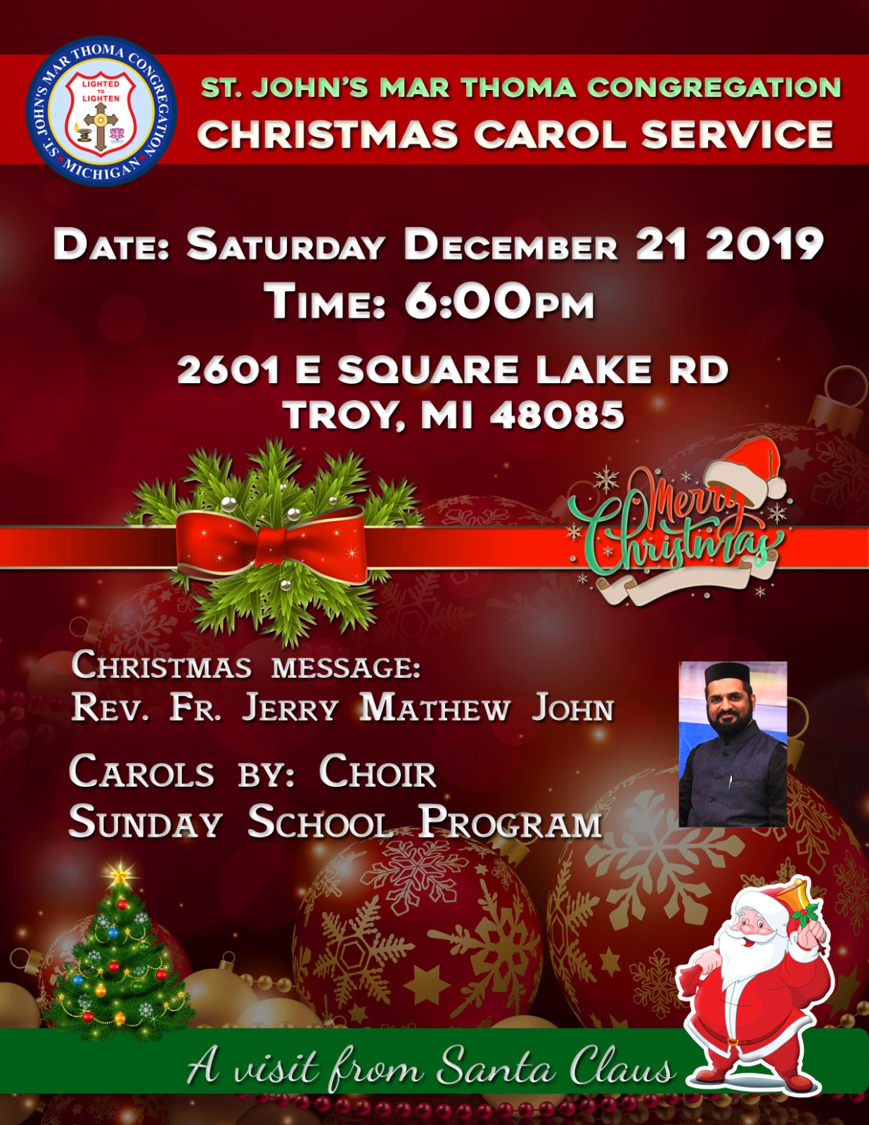 Christmas Carol Service 2019